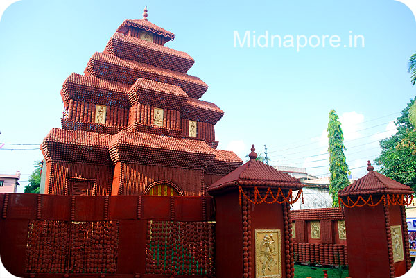 Adi Puja , Malancha, Kharagpur (Durgapuja 2014) 