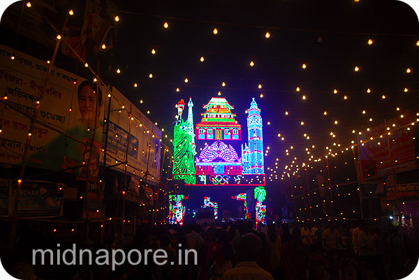 Town - Kali Puja 2014 , Tamluk, Purba Medinipur