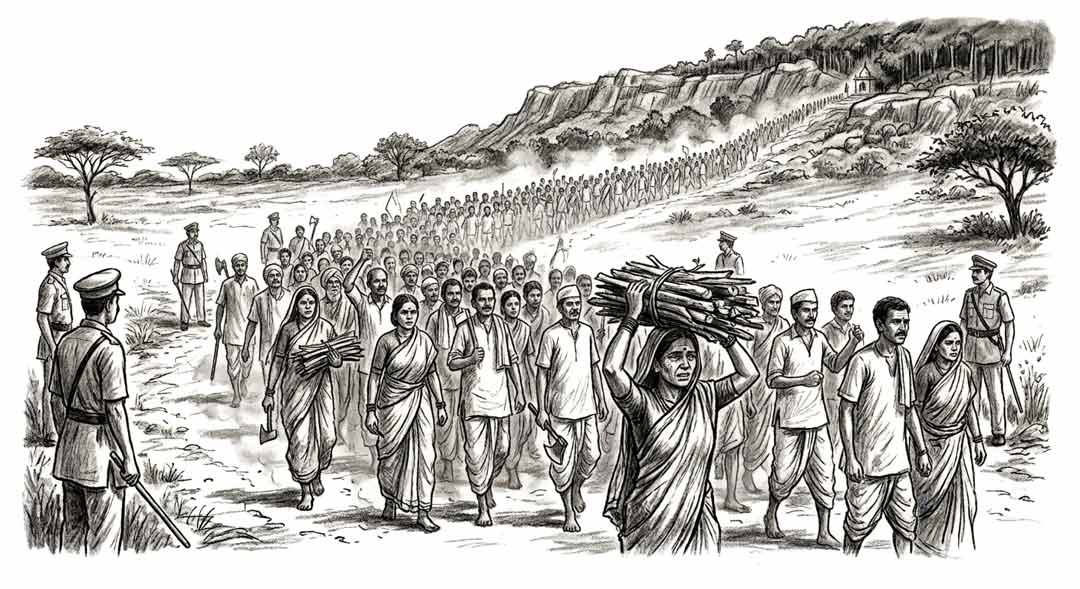 চিরনজঙ্গলসত্যাগ্রহ , ChirnerJungleSatyagraha, ভারতেরস্বাধীনতাসংগ্রাম, IndianFreedomStruggle, FreedomFighters, MartyrsOfIndia, HistoryOfIndia, Raigad, Maharashtra