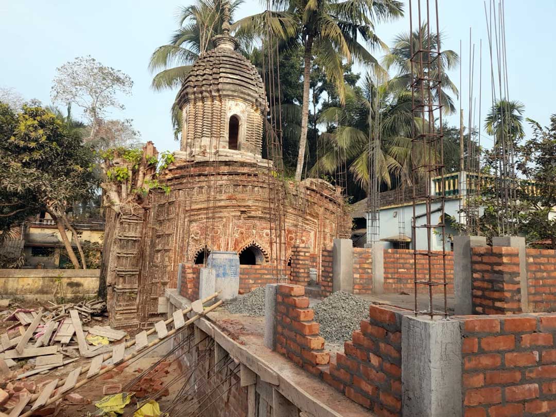 ১৭১৬, দাসপুর,  সিংহদের, গোপীনাথ, মন্দিরে, টেরেকোটা, Terracotta, Gopinath, temple, Singha, family, Daspur, 1716 AD, Village, Daspur, Ghatal, Medinipur, Midnapore