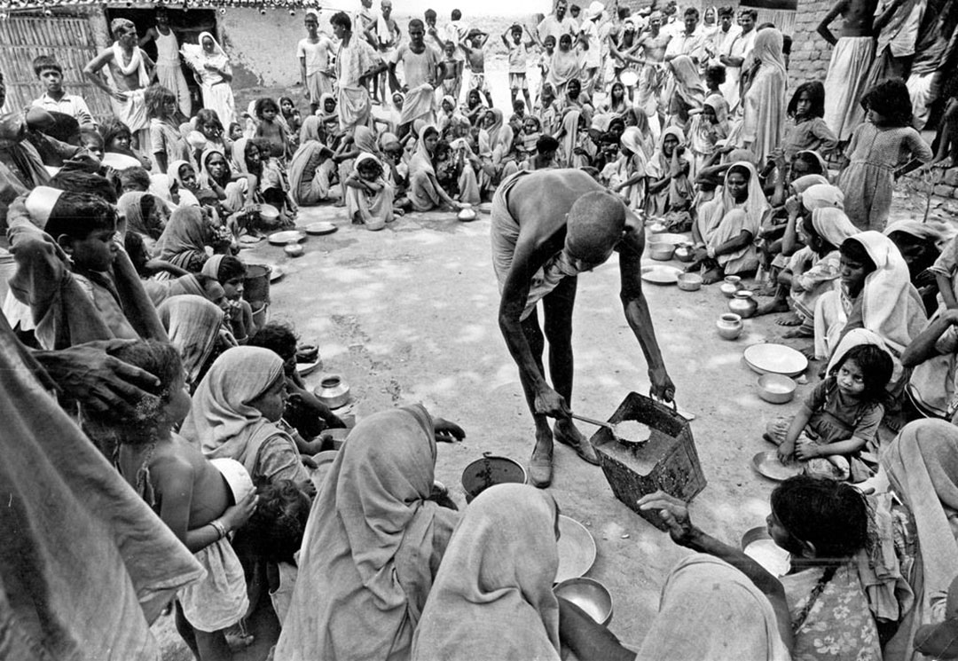 মেদিনীপুর, মন্বন্তর, ডেবরা, লঙ্গরখানা, 1950, famine, Medinipur, Soup-Kitchen, Debra.