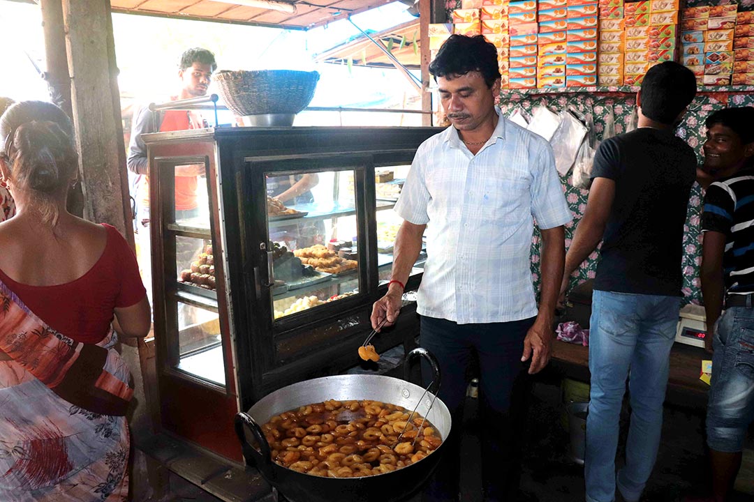 সৃষ্টিসুখে বিশ্বনাথবাবু।