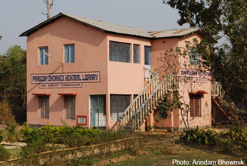 Prabodh Bhowmick Memorial Library in Bidisha