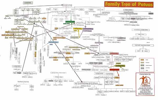 Family tree of Patuas