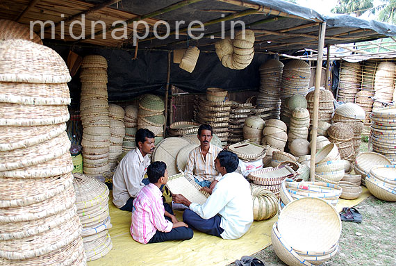 Rasmela - Bamboo made items, Moyna Garh, East Medinipur. Photo: Arindam Bhowmik