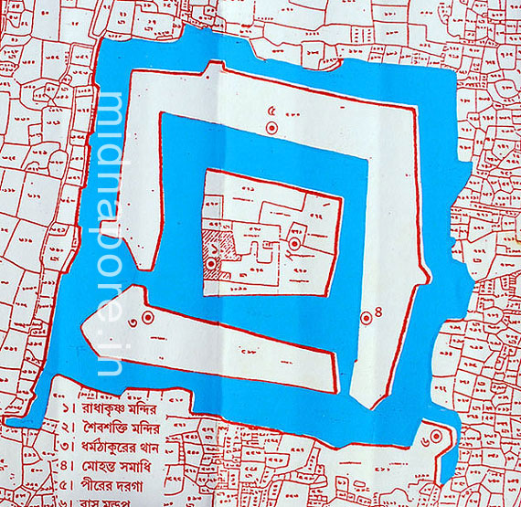 Survay Map of Moynagarh