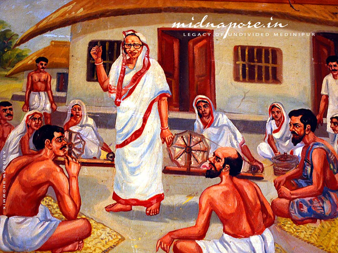 1940 – Satyagrah by Lakshmimani Hazra (Kakima)